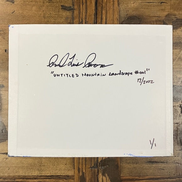 8x10” Mountain Landscape Painting - Picture 4 of 4